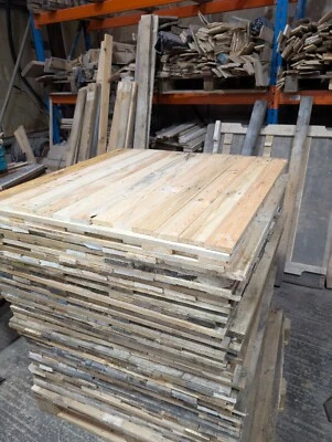 20m2 Reclaimed Pallet Wood - Assorted Lengths - Rustic Boards - Cladding  DIY  - Image 1 of 4