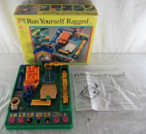 Run Yourself Ragged Obstacle Course Board Game TOMY 1992 Toys R Us Exclusive - Picture 1 of 15