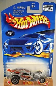 2001 Hot Wheels Mainline/Collector #151 SURF CRATE tavola arancione argento con 5 raggi - Foto 1 di 4
