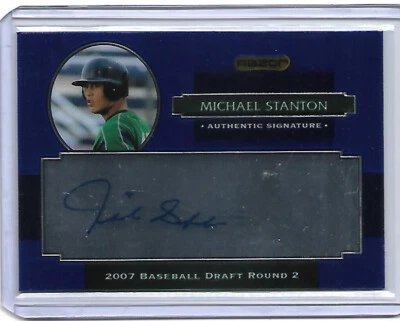 Michael Mike Giancarlo Stanton 2008 BLUE METAL Razor RC ROOKIE Auto SP Autograph - Image 1 of 2
