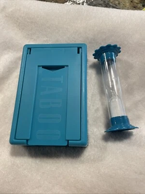 Taboo Game Replacement Pieces Parts Sand Timer & Card Holder Only 1989 B5 - Image 1 of 4