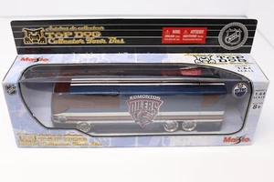 Rare Maisto Top Dog Edmonton Oilers Collector Tour Bus NHL Team 1:64 NEW - Picture 1 of 5