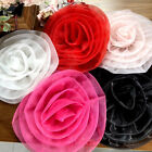 28cm Rose Flower Patch Large Sewing Applique 3D Big Red  Jewelry Accessories