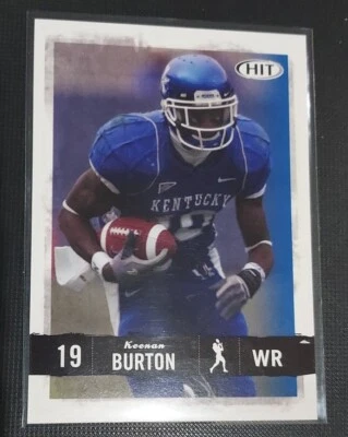2008 SAGE HIT Keenan Burton #19 Kentucky Wildcats, St. Louis Rams - Image 1 of 2