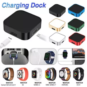 Portable USB Magnetic Charging Wireless Charger For Apple Watch 8 7 6 SE 5 4 3 2 - Picture 1 of 16