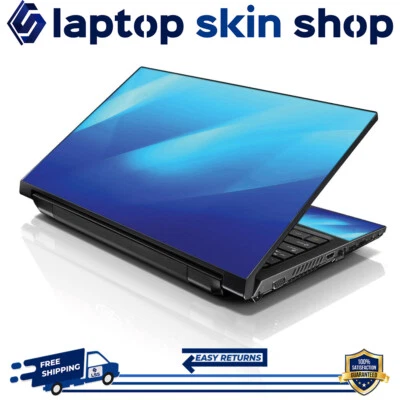 Laptop Skin Sticker Notebook Decal Cover Blue Waves for Dell Apple Asus 13"-16" - Image 1 of 4