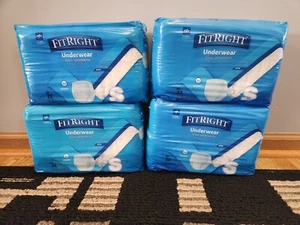 Medline FitRight Ultra Adult  Underwear, Briefs Small 20-28” 22 Count. 4 Packs - Picture 1 of 6