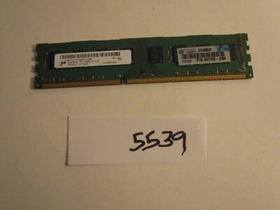 Micron 4GB MT16JTF51264AZ-1G4M1 PC3-10600 1333Mhz DDR3 DESKTOP MEMORY RAM (5539) - Image 1 of 2