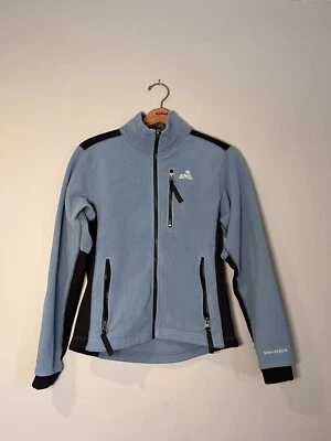 Chaqueta EMS Para Mujer Talla Pequeña Azul Otoño Senderismo Polartec WindPro Chaqueta Polar Foto 1 de 4