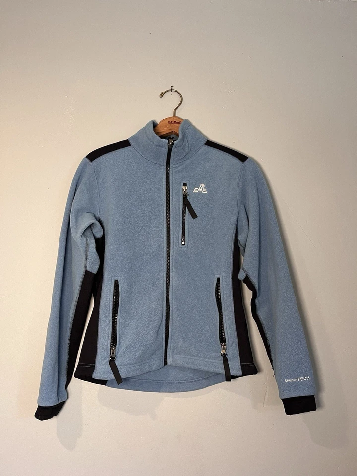 EMS Jacket Women's Sz Small Blue Fall Hiking Polartec WindPro Fleece Jacket - Image 1 of 4