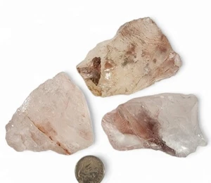 Fire Quartz Rough Brazil 214 grams Excellent Display Piece - Picture 1 of 2