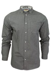 Mens Gingham Check Shirt by Tokyo Laundry Newick Long Sleeved