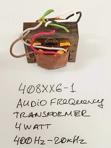 Excellent condition Audio Frequency Transformer 1:2.5 ratio 408XX6-1 - Picture 1 of 5