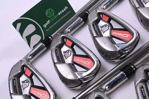 Wilson D300 Irons / 4-PW+SW / Senior Flex UST Elements Chrome 59 Shafts - Picture 1 of 7