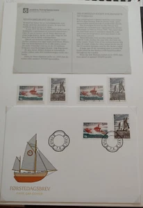 1991 VF MNH VF USED + FDC BOAT SHIP NORWAY NORGE NORWEGEN - Picture 1 of 1