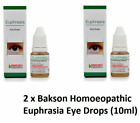 Bakson Homöopathischen Euphrasia Augen Tropfen Für Komplett Pflege 10ml [Pack 2]