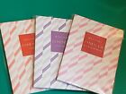 Bvlgari 3 pc Blank Scented Notebook Set!  New In Plastic!  Free Shipping!
