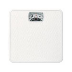 Taylor Precision Products  White Square Mechanical Bath Scale