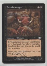 1999 Magic: The Gathering - Mercadian Masques Scandalmonger #158 0b3u