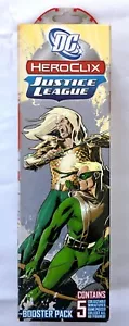 DC HEROCLIX JUSTICE LEAGUE BOOSTER PACK (WizKids, 2007) Aquaman/Green Arrow Box - Foto 1 di 6