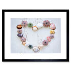 Heart Seashells Rocks Wood Beach Love Maritime Framed Wall Art Print
