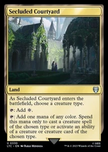 MTG - SECLUDED COURTYARD - Lord of the Rings Co (U) - Picture 1 of 1