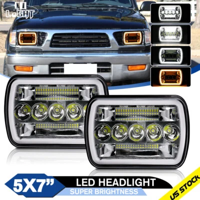 Faros LED 2x7 7x6" Hi-Lo nuevos para Toyota Tacoma 1995 1996 1997 camioneta DOT Foto 1 de 4