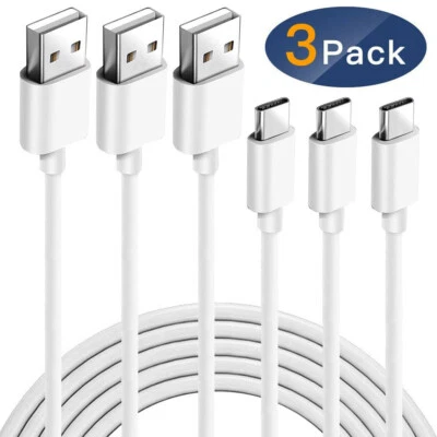 3Pack OEM 6FT Samsung USB C Cable Type C Fast Charger For Galaxy S8 S9 S10 Plus  - Image 1 of 4