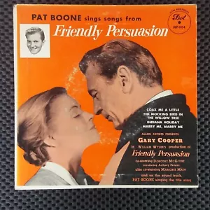 Pat Boone Sings Songs From Friendly Persuasion (Dot DEP-1054) Gary Cooper cover - Imagen 1 de 8