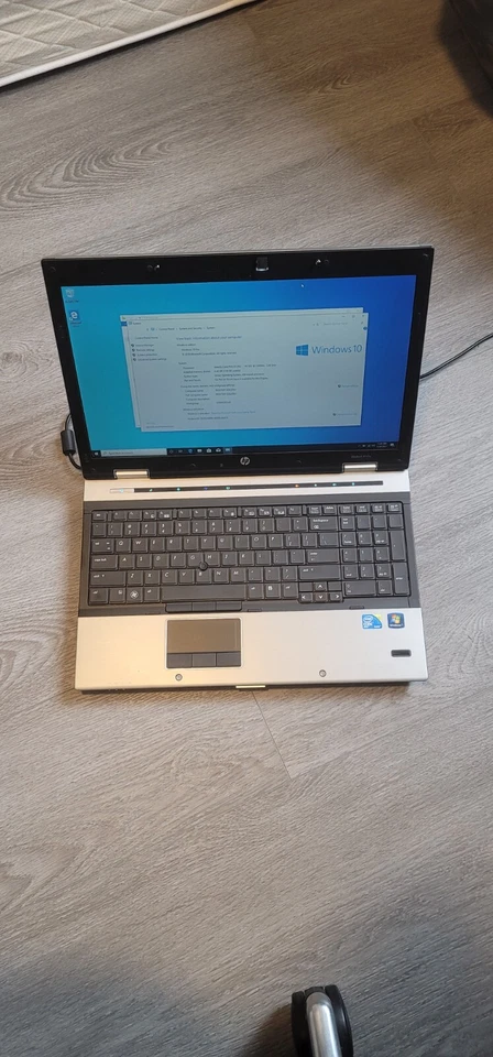 HP EliteBook 8540P 15.6" Intel Core i5 M520 2.40GHz 4GB RAM 160GB Win 10 Pro 24A - Image 1 of 3