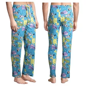 Men's Sesame Street Sleep Lounge Pajama Pants NWT Big Bird Oscar Elmo Size XL - Picture 1 of 5