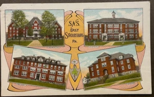 East Stroudsburg PA Blick auf Stroudsburg Normalschule KOSTENLOSER VERSAND - Bild 1 von 2