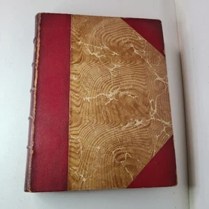 Punch Magazine 1849  Volume 16  Bound 1/2 Leather Political Humor England UK - Bild 1 von 15