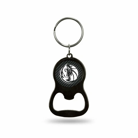 Dallas Mavericks Keychain Bottle Opener Carbon Fiber Design Metal Basketball Cover