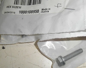 Cantidad 4 1000108950 Wacker Neuson 6KT Tornillo hexagonal con arandela - Imagen 1 de 1