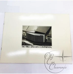 Lincoln Continental 1980 (coche urbano) folleto de ventas original del concesionario (80204) - Imagen 1 de 7