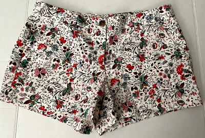 Pantalones Cortos GAP Multicolor Floral 100% Algodón Para Mujer Talla 4 Entrepierna 3" "Sunkissed" Foto 1 de 4