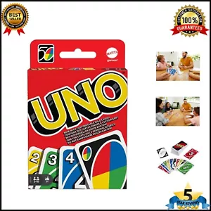 Mattel Games UNO, Juego de Cartas Clásico para Niños y Adultos para Juego Familiar... - Imagen 1 de 7