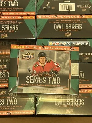 2023-24 Upper Deck Series 2 NHL Mega Box Hockey Bedard YG Target Series Two Red