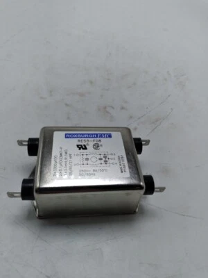 NEW Roxburgh EMC RES5-F08 Filter Single Stage 250VAC 8Amp  - Image 1 of 4