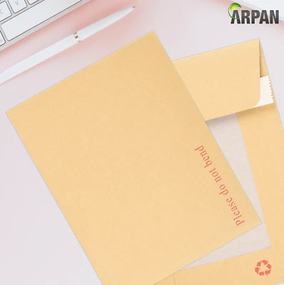Please Do Not Bend Hard Card Board Backed Envelopes Brown Manilla A6 A5 A4 A3 - Image 1 of 4