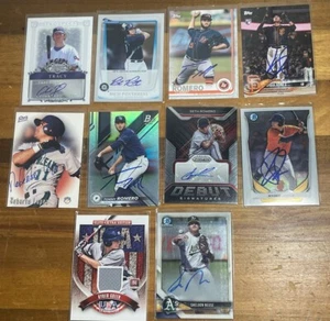 Topps, Panini 10x Auto & 1x GU Jersey Lot See Pictures 1996-2019 - Picture 1 of 16