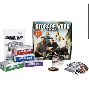 STORAGE WARS Board Game - Go Bid or Go Home / Age 8 + Family Fun NIB - Picture 1 of 3