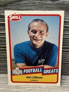 1989 Swell Football Sid Gillman #122 San Diego Chargers Coach Vintage NFL Card