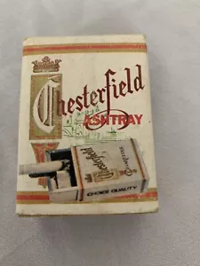 Cenicero de bolsillo Chesterfield vintage nuevo - Imagen 1 de 7