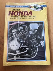 Clymer Shop Manual Honda 700-1100cc V-Fours 1982-1987 Service Repair Maintenance - Foto 1 di 1
