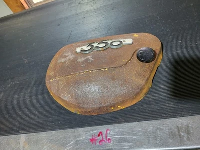 1969 Suzuki T350 Rebel Metal LH Side Cover Oem Left Cover - Image 1 of 4