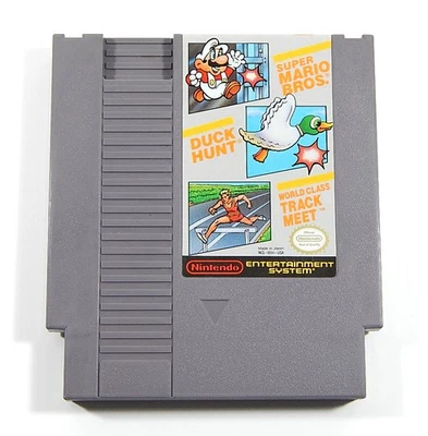 Super Mario Bros Duck Hunt World Class Track Meet Nintendo NES Game Cartridge - Image 1 of 3