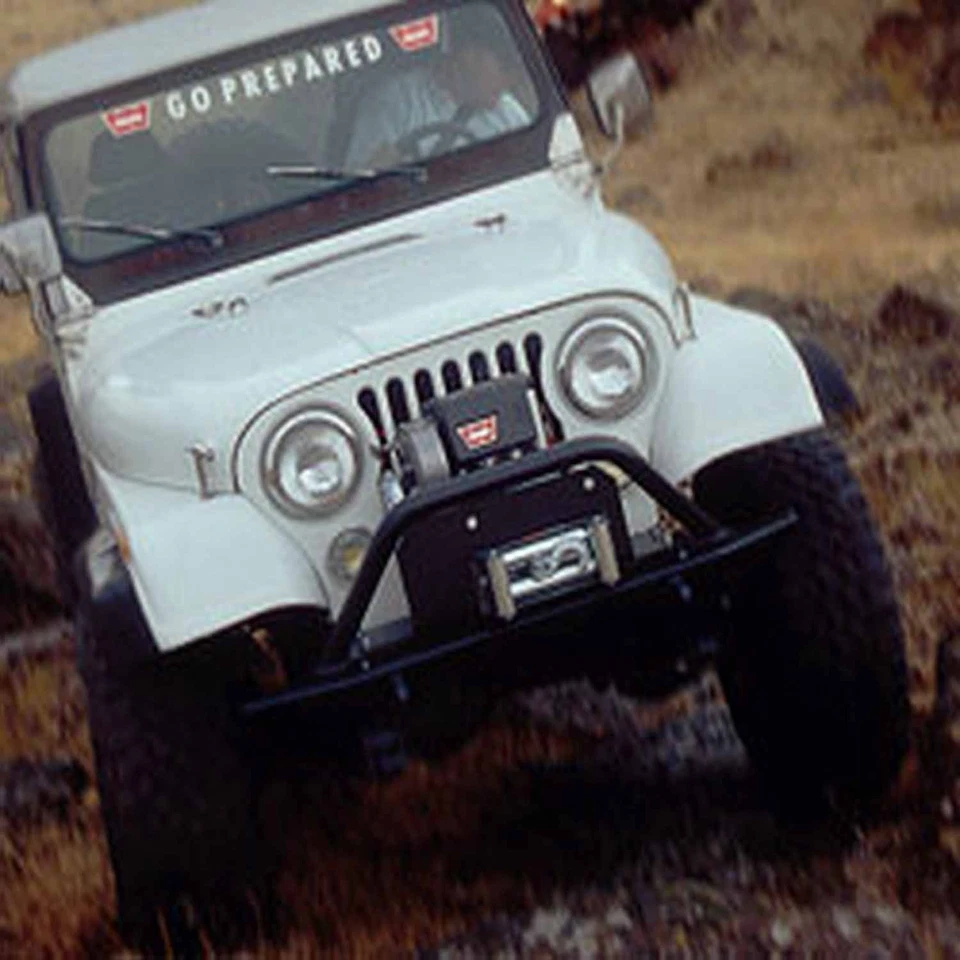 Warn Winch Mount Plate Kit Steel Bolt-On Foot Forward Upright For Jeep CJ 11310 - Image 1 of 2