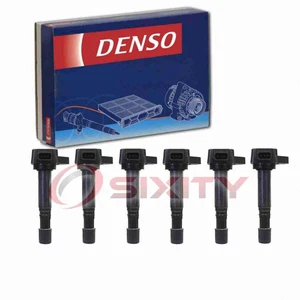 6 pc Denso Direct Ignition Coils for 2004-2007 Saturn Vue Spark Wire Boot gi - Picture 1 of 5